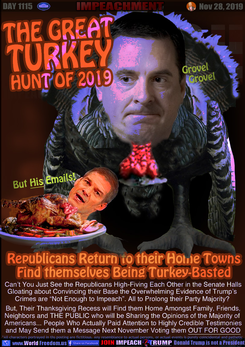 THE GREAT
TURKEY
HUNT OF 2019

Rep. Devin Nunes - 