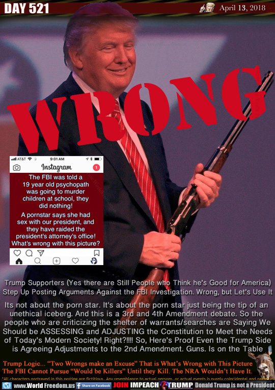 WRONG!

Trump supporter quote: 