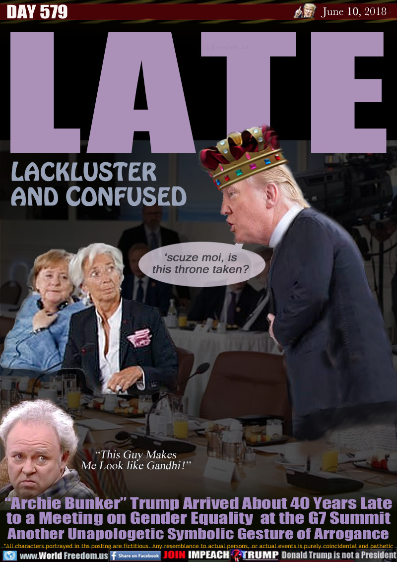 LATE LACKLUSTER
AND CONFUSED

Trump 