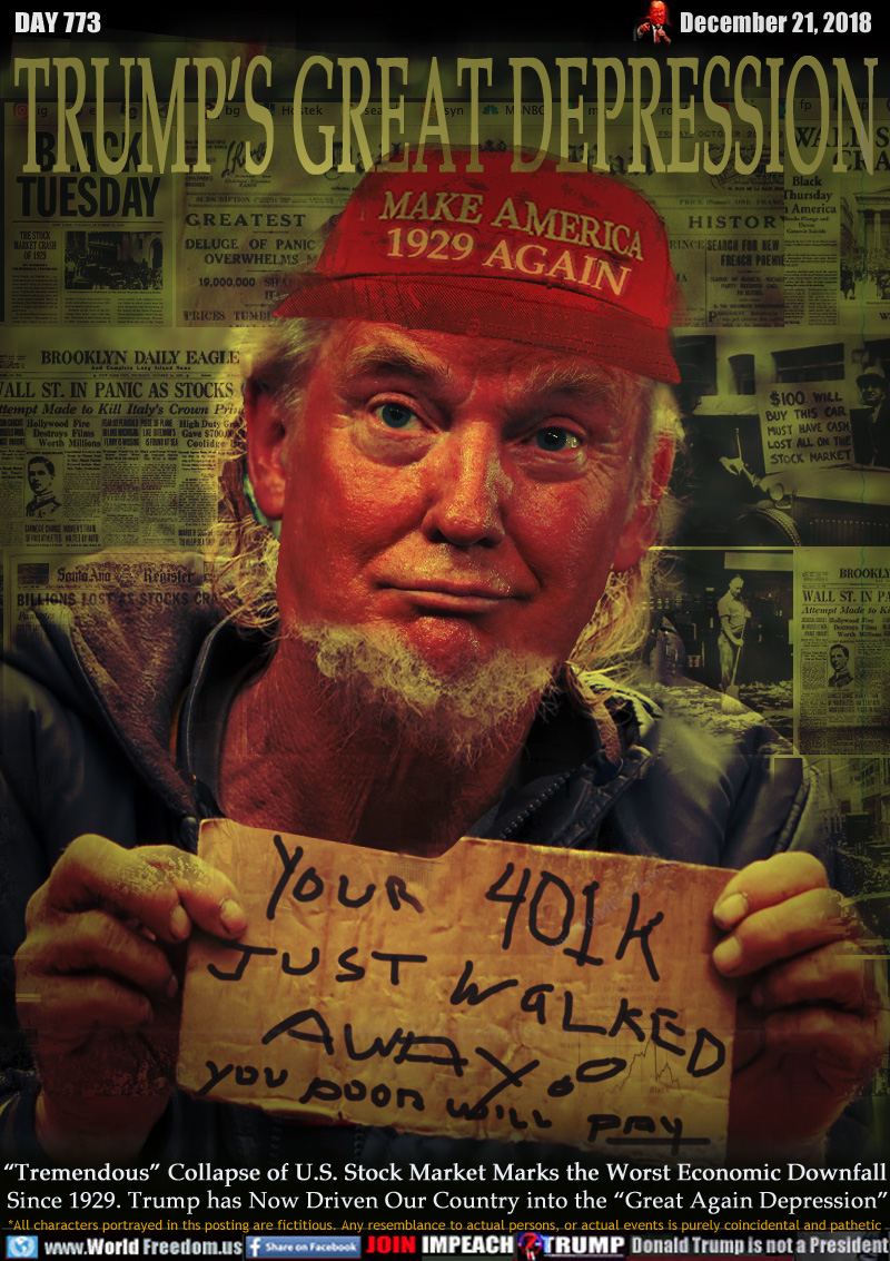 TRUMP’S GREAT DEPRESSION

Panhandling Trump 