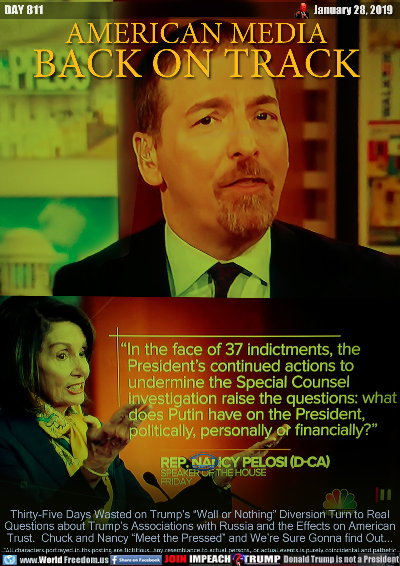 AMERICAN MEDIA
BACK ON TRACK

Nancy Pelosi - Democratic Majority Speaker of the House
