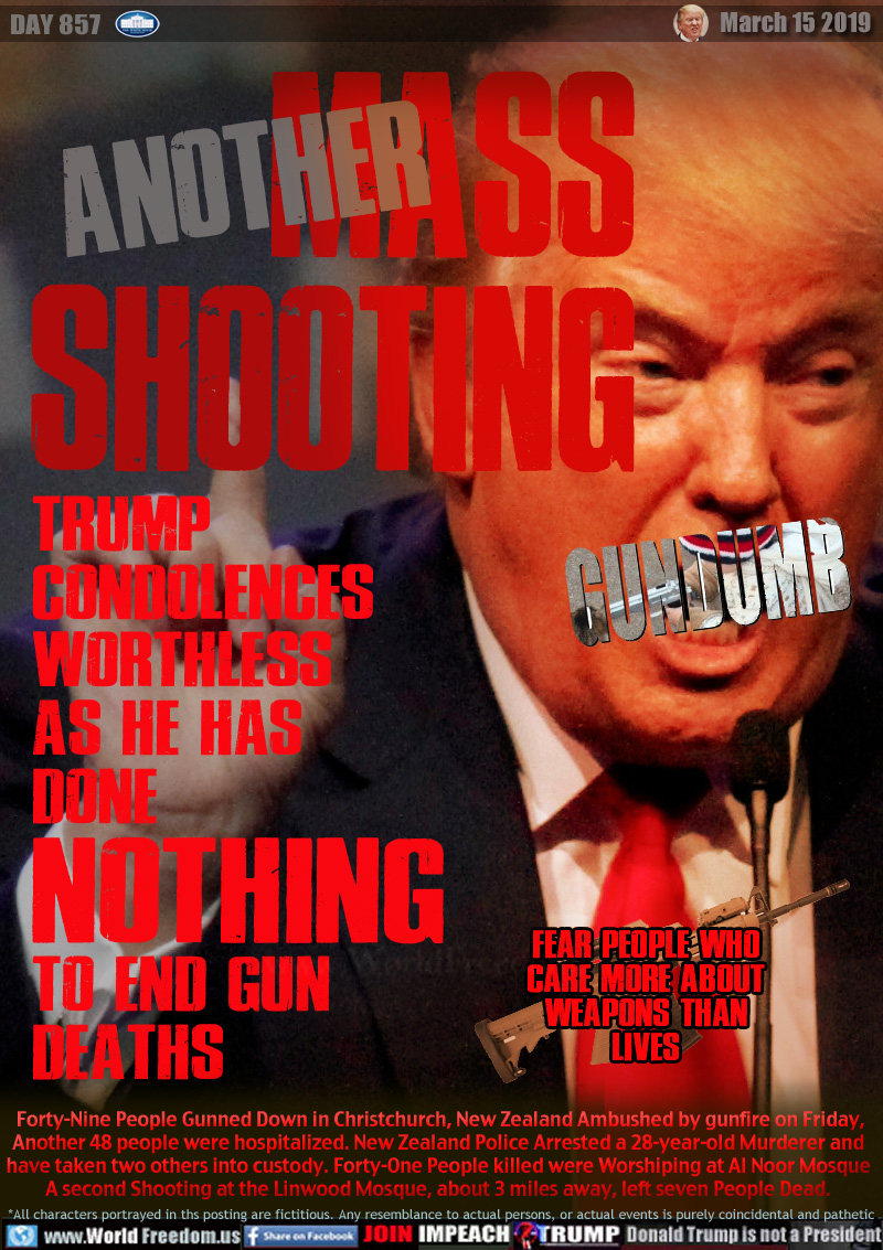 ANOTHER MASS SHOOTING

Trump spouting gun support BS 