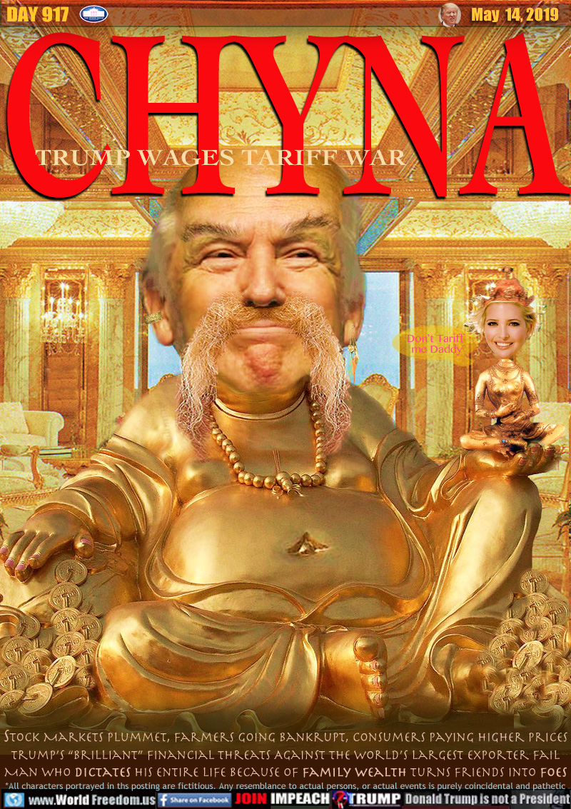 CHYNA TRUMP WAGES TARIFF WAR

Lil Ivanka Buddha 