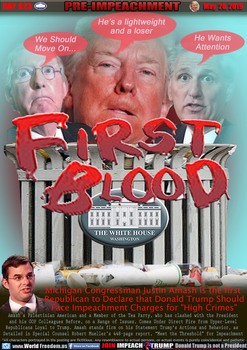 FIRST BLOOD

Republican Mitch McConnell 